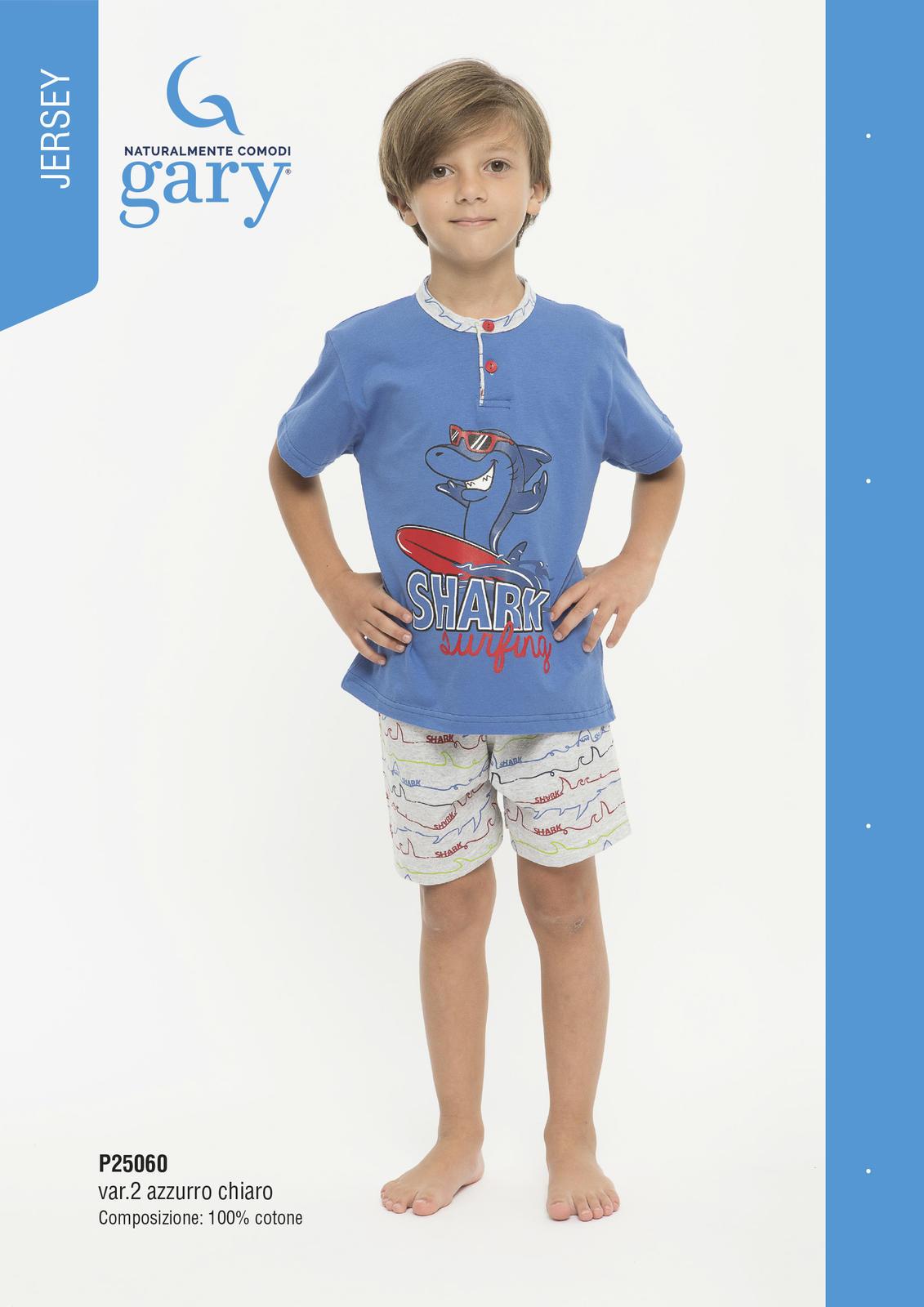 BOY'S PAJAMA M/M P25060 Tellini S.r.l. Wholesale Clothing